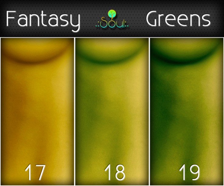 2014 Skintones Fantasy Greens