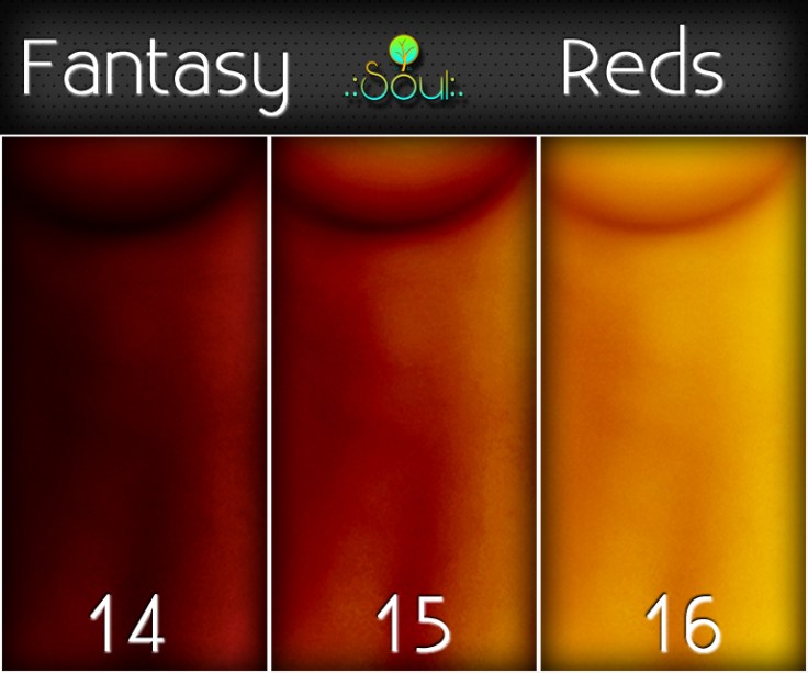 2014 Skintones Fantasy Reds